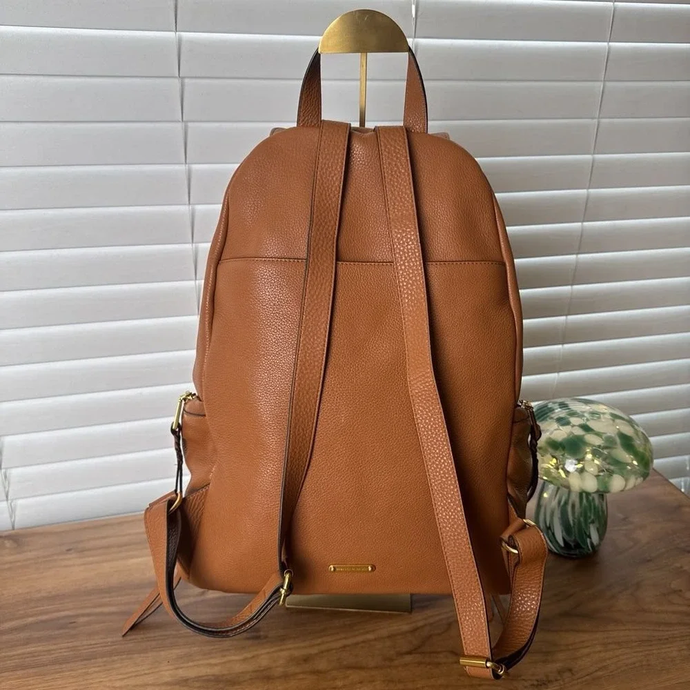 Rebecca Minkoff Julian Backpack Tan Brown Leather Gold Hardware HS21TJUB06